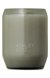 Ashley & Co Waxed Perfume Scented Kitchen Candle: Lotus Leaf & Lustre With Yuzu In Gray