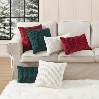 Ashley Anya Boudoir Decorative Throw Pillow In Red