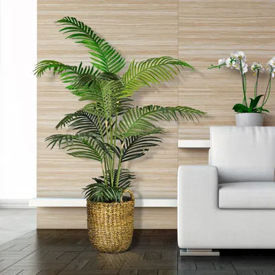 Ashley Areca Palm Tree In A Basket In Multi