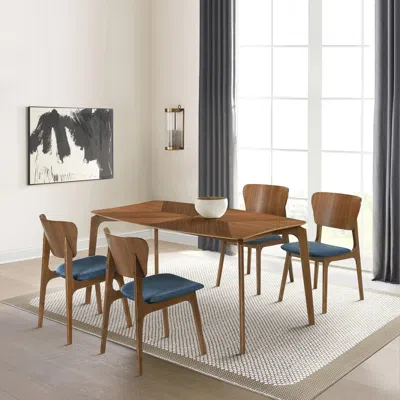 Ashley Armen Living Kalia Dining Table And 4 Chairs In Multi