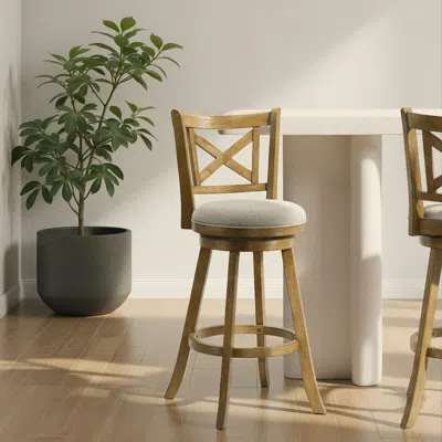 Ashley Armen Living Kodi Bar Height Stool In Brown