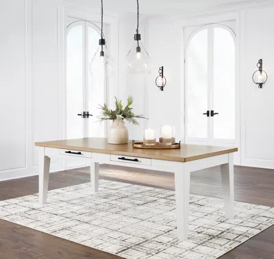 Ashley Ashbryn Dining Table In White