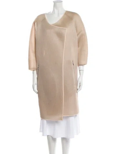 Pre-owned Ashley B Faux Fur Coat In Pink