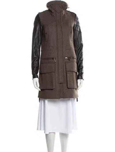 Pre-owned Ashley B Parka In Brown