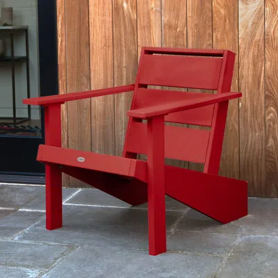 Ashley Bahia Verde Haven Outdoor Adirondack Chair In Red