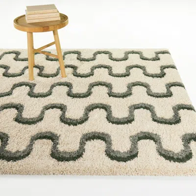 Ashley Balta Rugs Squiggle 5' 3" X 7' Abstract Area Rug In Green