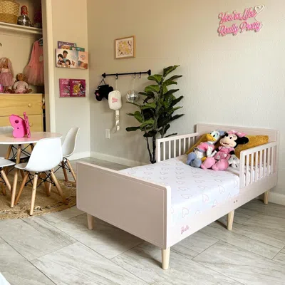 Ashley Barbie By Evolur Los Altos Toddler Bed In Pink