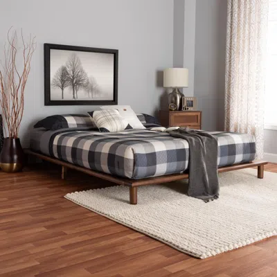 Ashley Baxton Studio Alivia Queen Bed Frame In Brown
