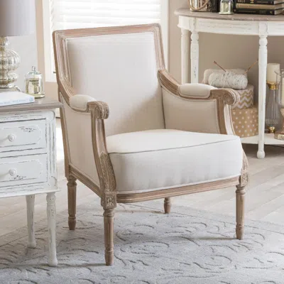 Ashley Baxton Studio Chavanon French Accent Chair In Brown