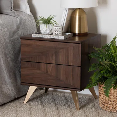 Ashley Baxton Studio Graceland 19" Nightstand In Brown