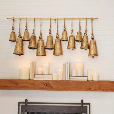 Ashley Bayberry Lane Cow Bells With 12 And Rod In Multi