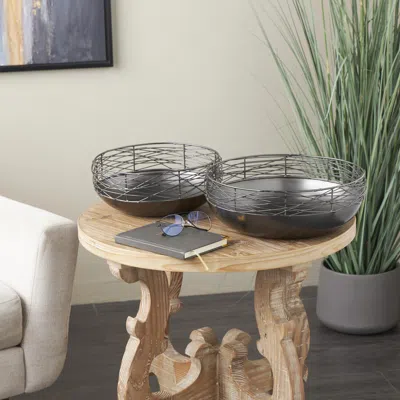 Ashley Bayberry Lane Decorative Bowl Set In Black