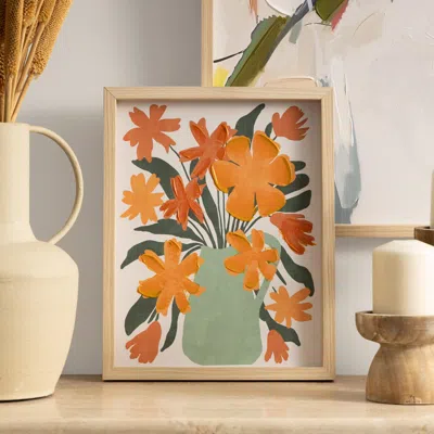 Ashley Bayberry Lane Floral Wall Art 14" X 11" In Multi