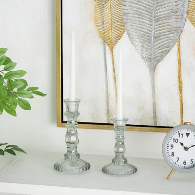 Ashley Bayberry Lane Fluted Decorative Candle Holder (set Of 3) In Animal Print