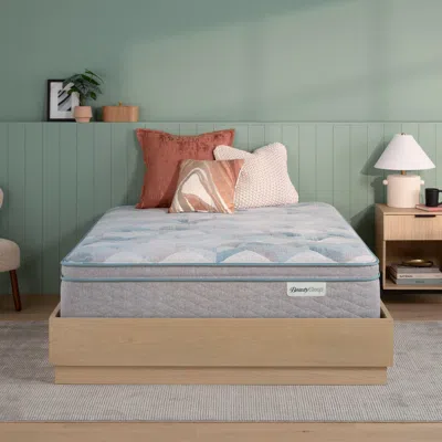 Ashley Beauty Sleep Morningscape Ultra Plush Pillow Top 14.25" Full Mattress In Gray
