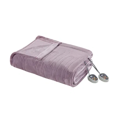 Ashley Beautyrest® Heated Plush King Blanket In Pink