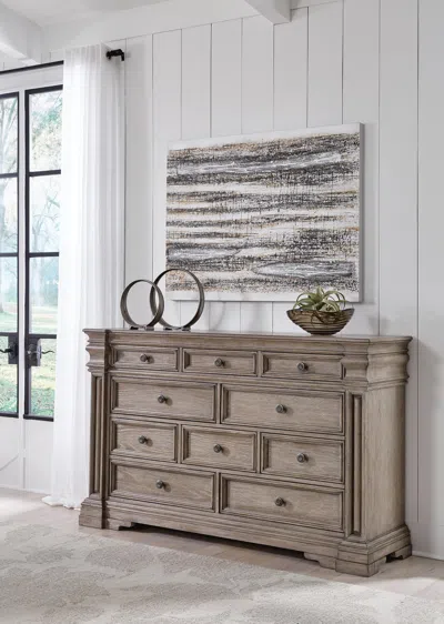Ashley Blairhurst 10 Drawer Dresser In Animal Print