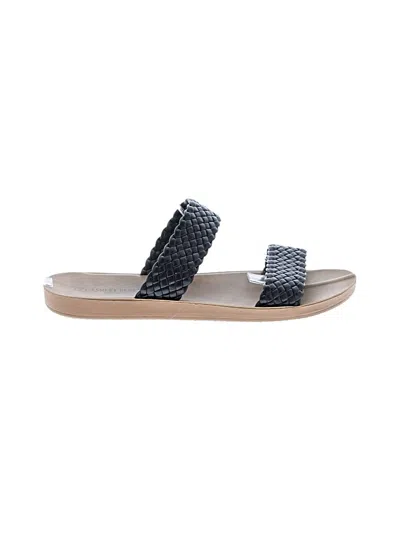 Pre-owned Ashley Blue Sandals In Black