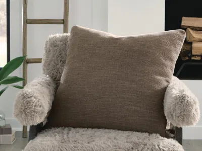 Ashley Brockbert Pillow In Brown