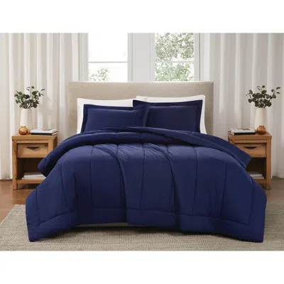 Ashley Brooklyn Loom 2-piece Twin Comforter Set In Blue