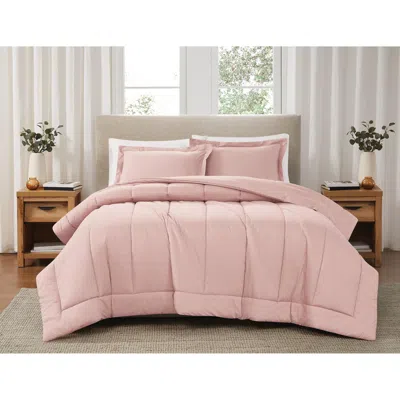 Ashley Brooklyn Loom 2-piece Twin Comforter Set In Pink