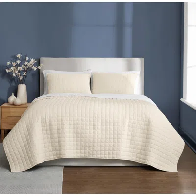 Ashley Brooklyn Loom Essential 3-piece King Quilt Set In Neutral