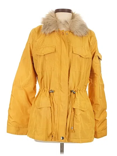 Pre-owned Ashley By 26 International Coat In Yellow
