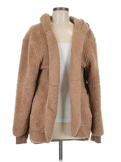 Pre-owned Ashley By 26 International Fleece Jacket In Tan