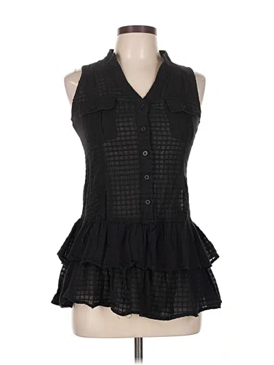Pre-owned Ashley By 26 International Sleeveless Blouse In Black