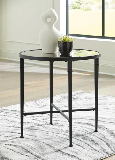 Ashley Cadeburg Accent Table In Black