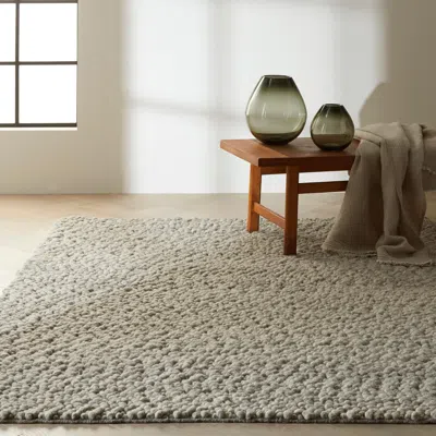 Ashley Calvin Klein Riverstone 4' X 6' Grey/ivory Contemporary Indoor Rug In Multi