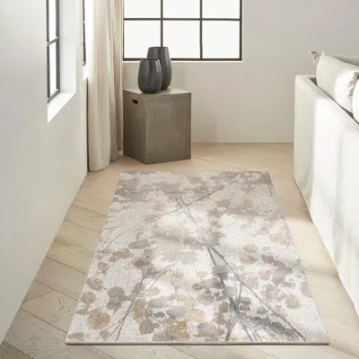 Ashley Calvin Klein Rush Nature 3'2" X 5' Accent Rug In Animal Print