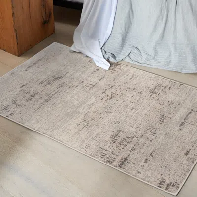 Ashley Calvin Klein Rush Textured 2'2" X 3'9" Accent Rug In Neutral