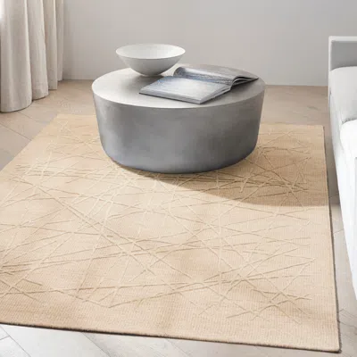 Ashley Calvin Klein Wander 5'3" X 7'3" Area Rug In Brown