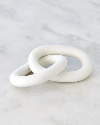 Ashley Childers For Global Views 2-ring Chain In White