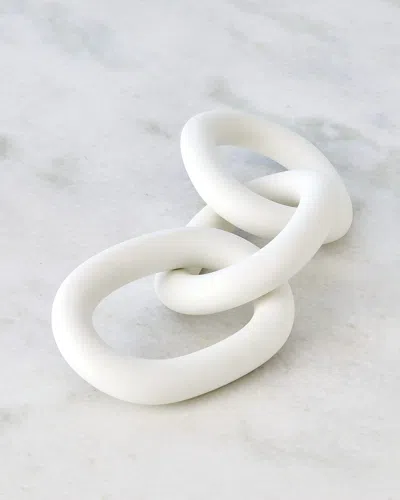 Ashley Childers For Global Views 3-ring Chain In White