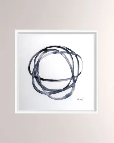 Ashley Childers For Global Views Hoops Framed Art 1 In Multi