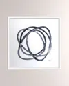 Ashley Childers For Global Views Hoops Framed Art 2 In Multi
