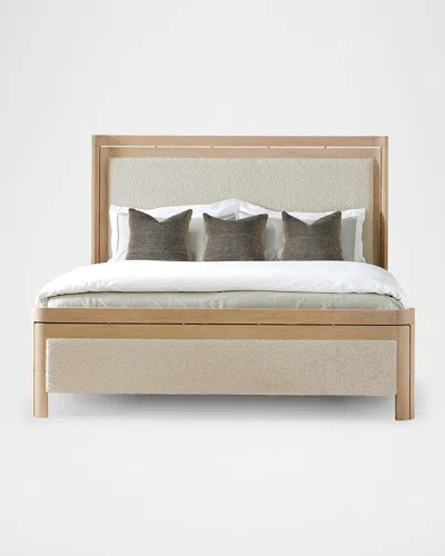 Ashley Childers For Global Views Paxton King Bed In Parchment