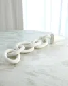 Ashley Childers For Global Views Rings Object With Cone In White