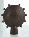 ASHLEY CHILDERS FOR GLOBAL VIEWS SPHERES COLLECTION BRONZE VESSEL