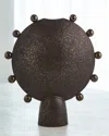 Ashley Childers For Global Views Spheres Collection Bronze Vessel In Bronze
