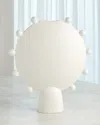Ashley Childers For Global Views Spheres Collection White Vessel In White