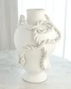 Ashley Childers For Global Views Twisted Vine Vase In White