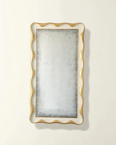 Ashley Childers For Global Views Venus Leaning Mirror In Ivory