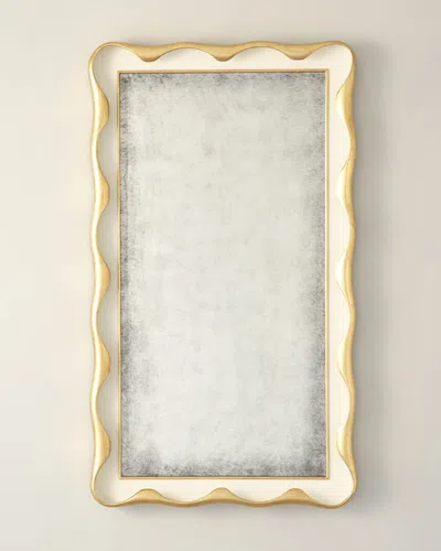 Ashley Childers For Global Views Venus Mirror In Ivory