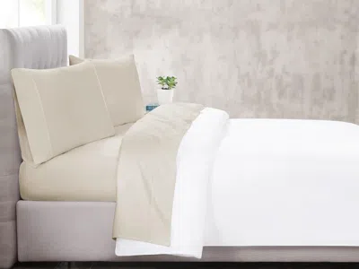 Ashley Christian Siriano Ny 3 Piece Twin Sheet Set In Brown