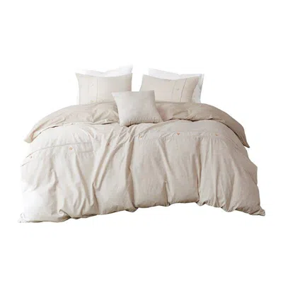 Ashley Clean Spaces Dover 5-piece Full/queen Oversized Comforter Set In Neutral