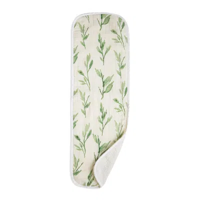 Ashley Crane Baby Parker Floral Burp Cloth (set Of 3) In White