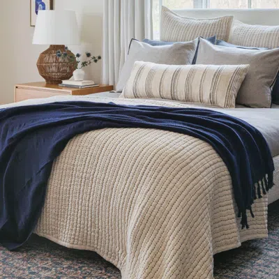 Ashley Crane Home Decorative Throw Pillow In Blue